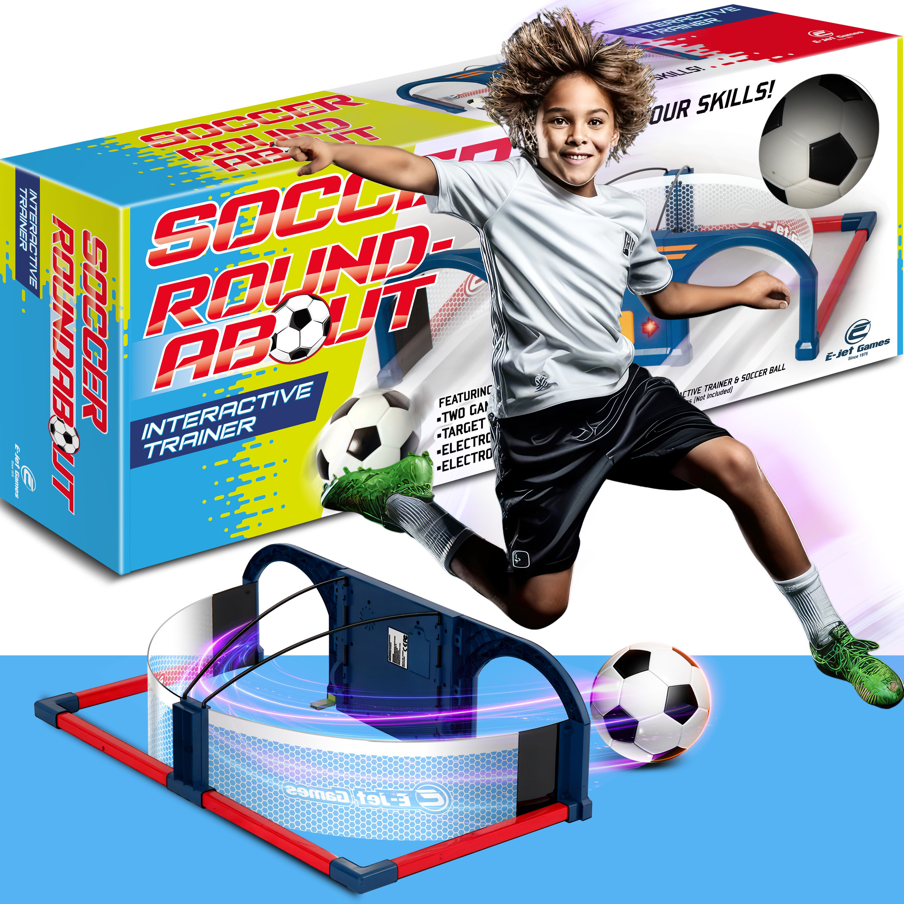 スポーツトイ・アクショントイ Soccer Roundabout Arcade E-Jet Games Soccer Roundabout Arcade Game & Reviews | Wayfair